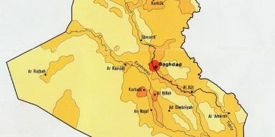 地图图伊拉克人口